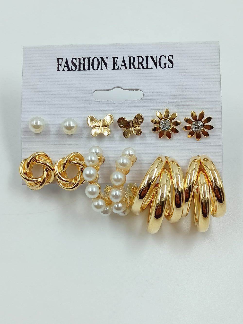 Elegant Pearl Hoop Earrings - Stylish Jewelry