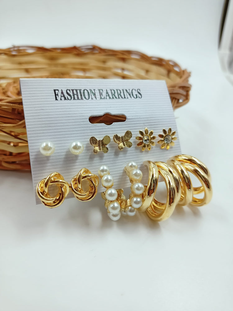 
                  
                    Elegant Pearl Hoop Earrings - Stylish Jewelry
                  
                