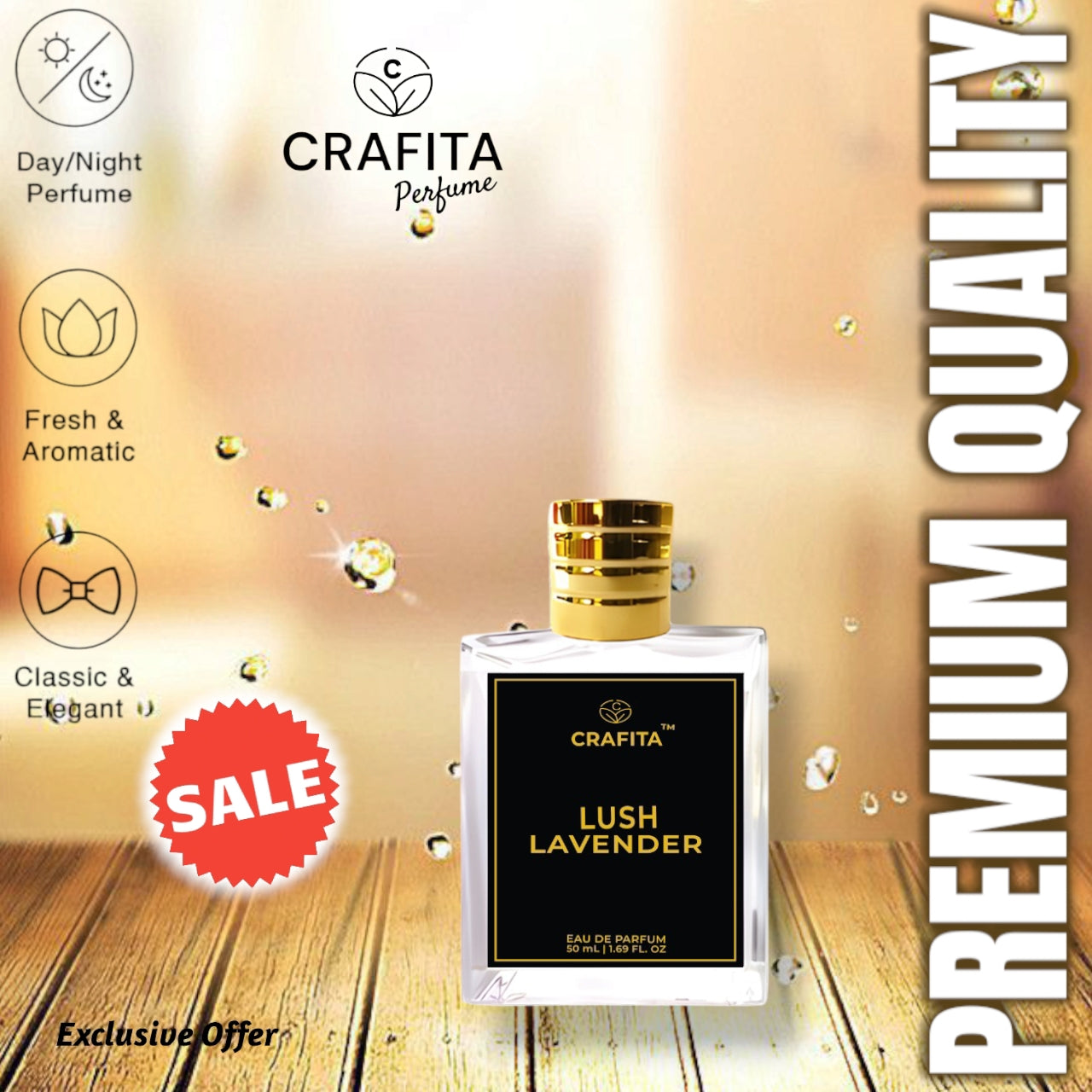 
                  
                    Lush Lavender Woman Eau De Parfum | Floral & Sweet | Classic & Modern | Long Lasting Fragrance Perfume | 50ml
                  
                