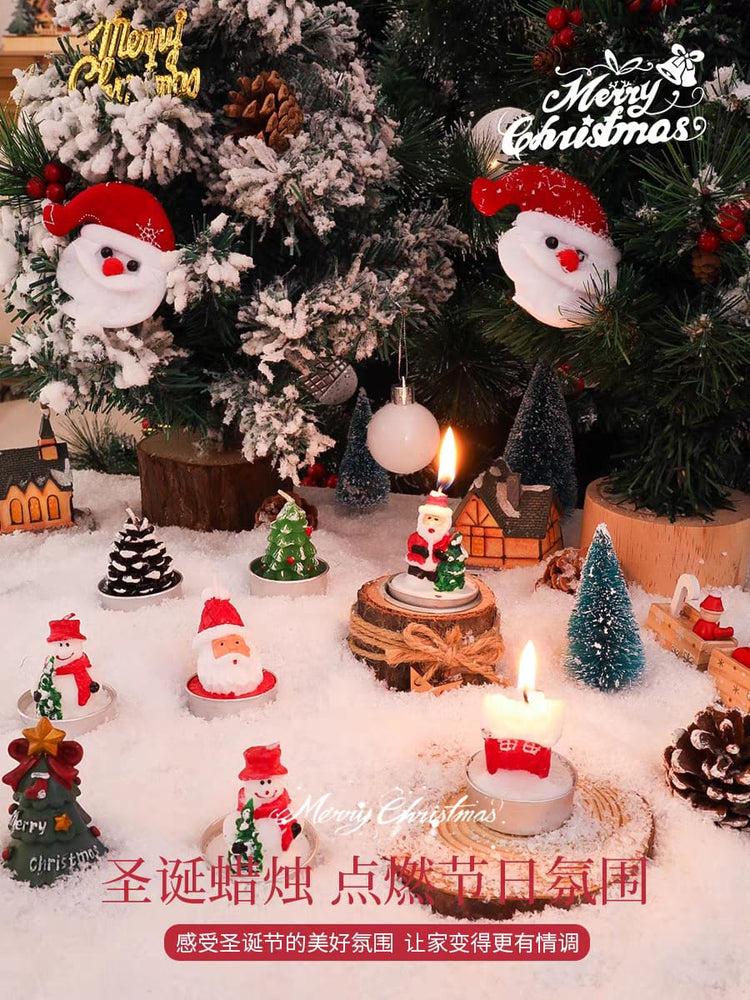 
                  
                    christmas themed candle
                  
                