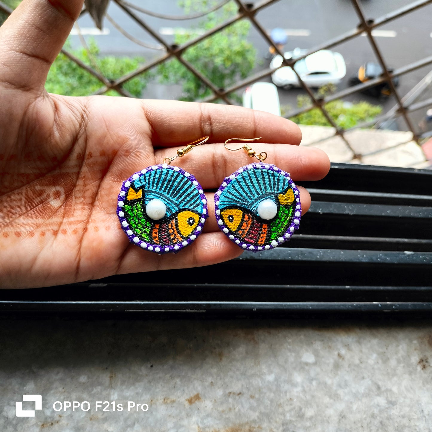 
                  
                    HandPainted earings
                  
                