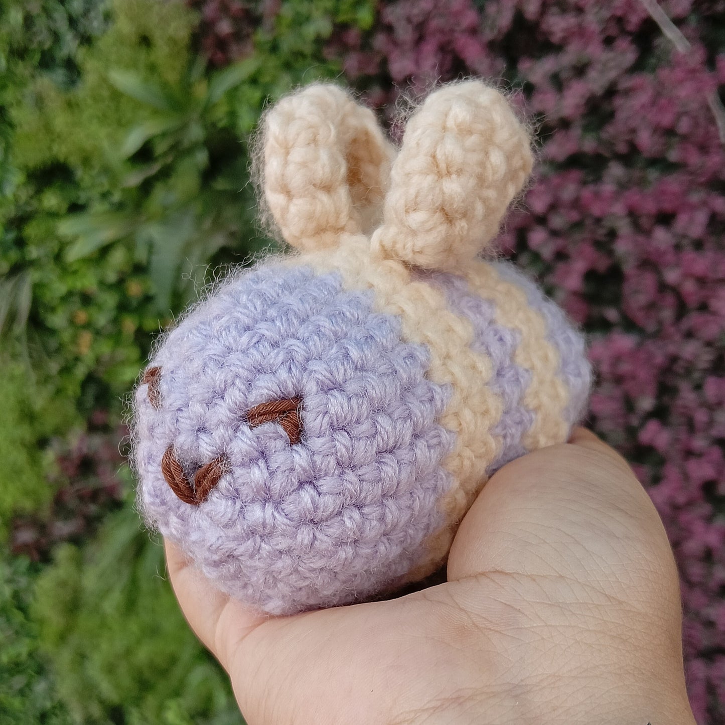 
                  
                    Lavender Bee Plushie – Crochet Bee Soft Toy | Cute Gift for Kids, Amigurumi Bee, Lavender Honey Bee Décor
                  
                