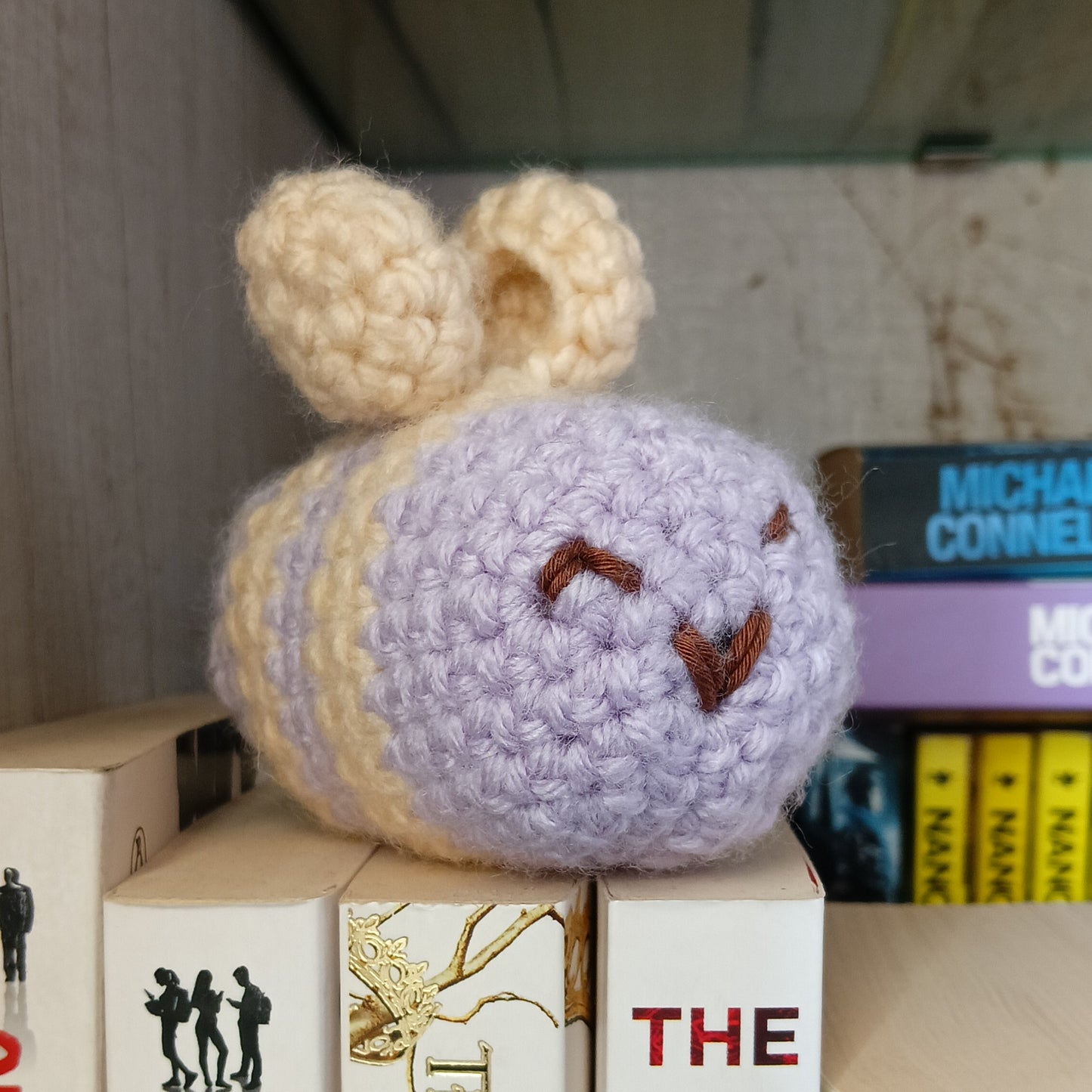 
                  
                    Lavender Bee Plushie – Crochet Bee Soft Toy | Cute Gift for Kids, Amigurumi Bee, Lavender Honey Bee Décor
                  
                