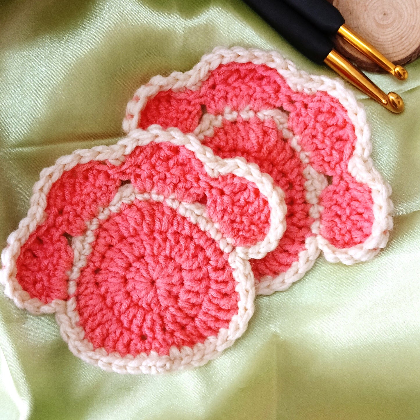 
                  
                    Crochet Kitty Paw Coasters – Set of 4 | Handmade Cat Lover Gift, Cute Pet Home Decor,| Soft Cotton Yarn Coaster Set
                  
                