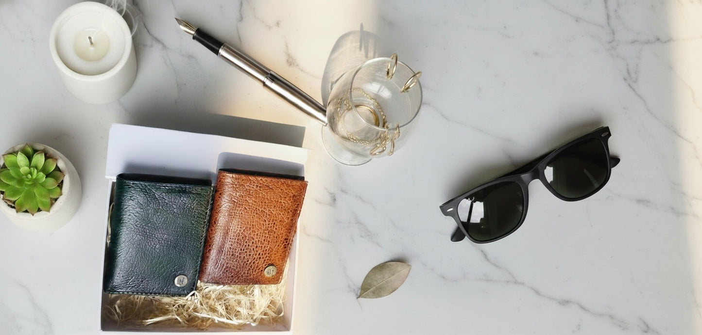 
                  
                    SriJeevanam's Kae: Bifold Card Holder - Rusted Orange
                  
                