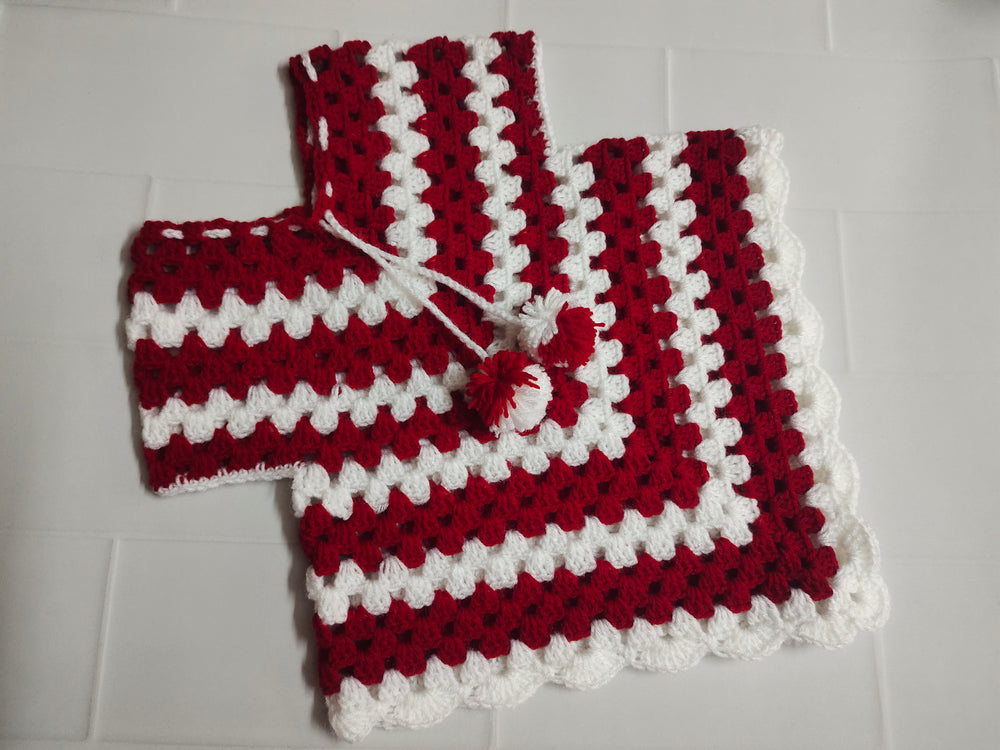 
                  
                    Crochet Poncho Dress Set
                  
                