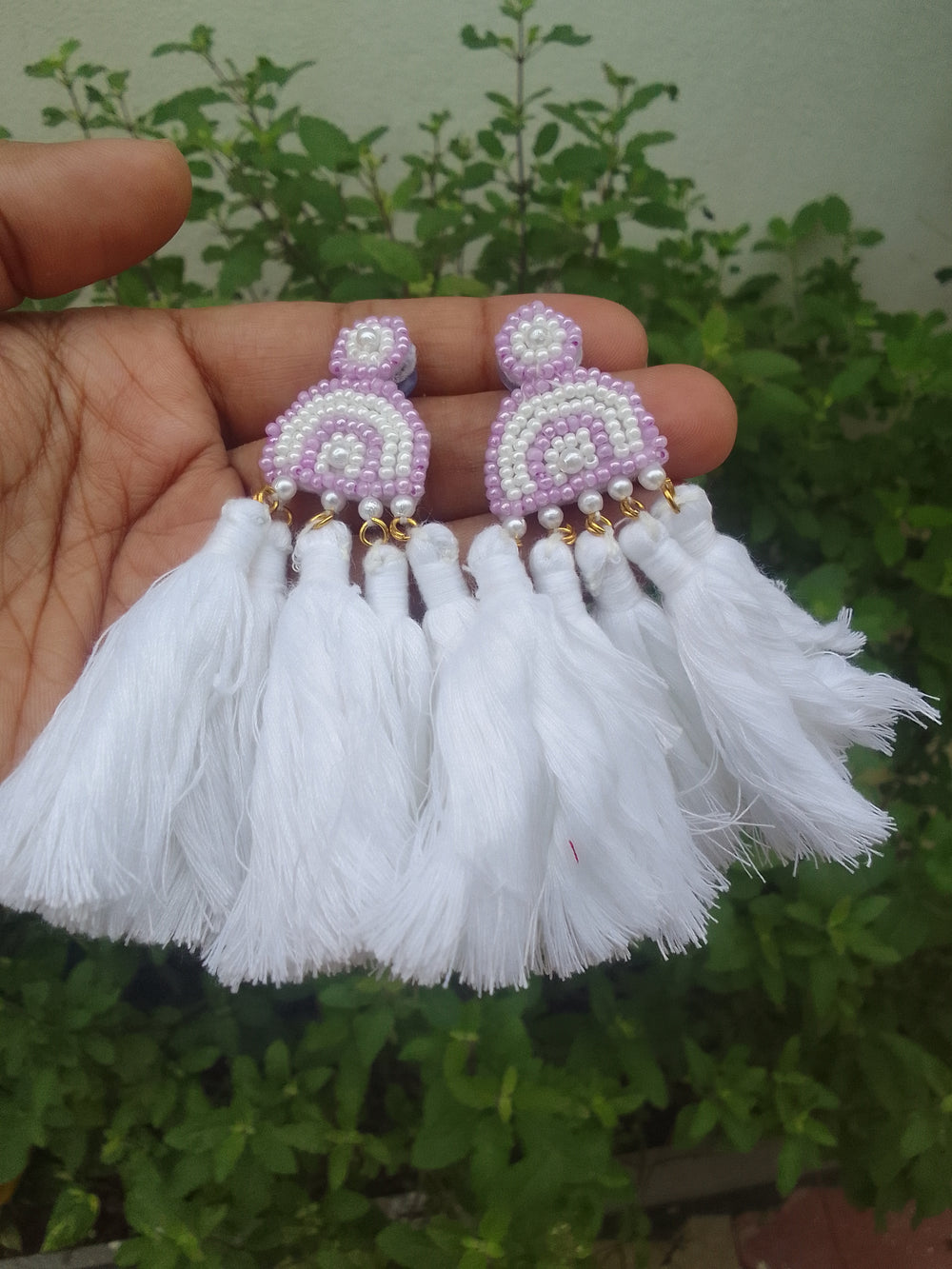 Handmade beaded earrings