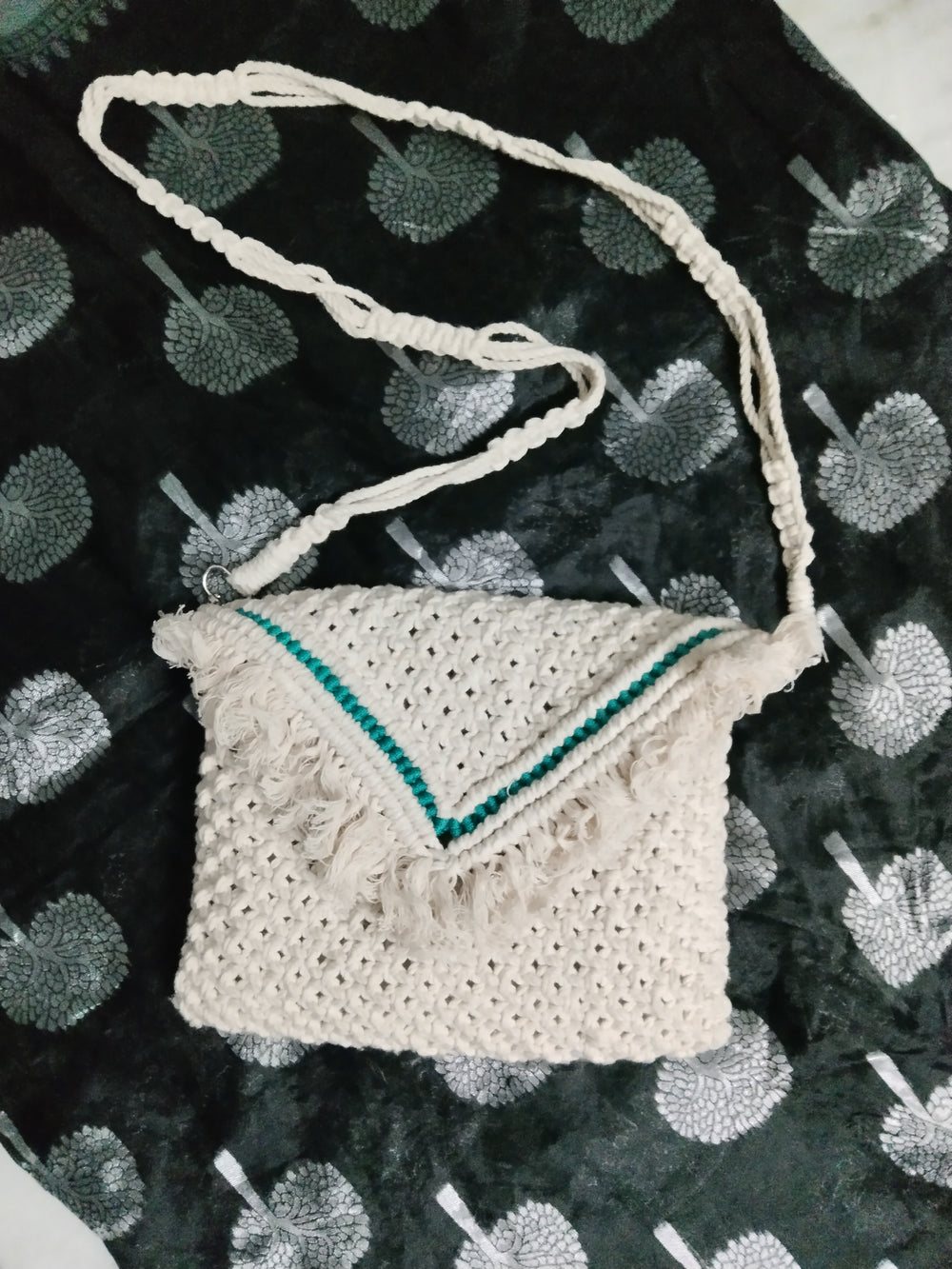 Macrame sling bag