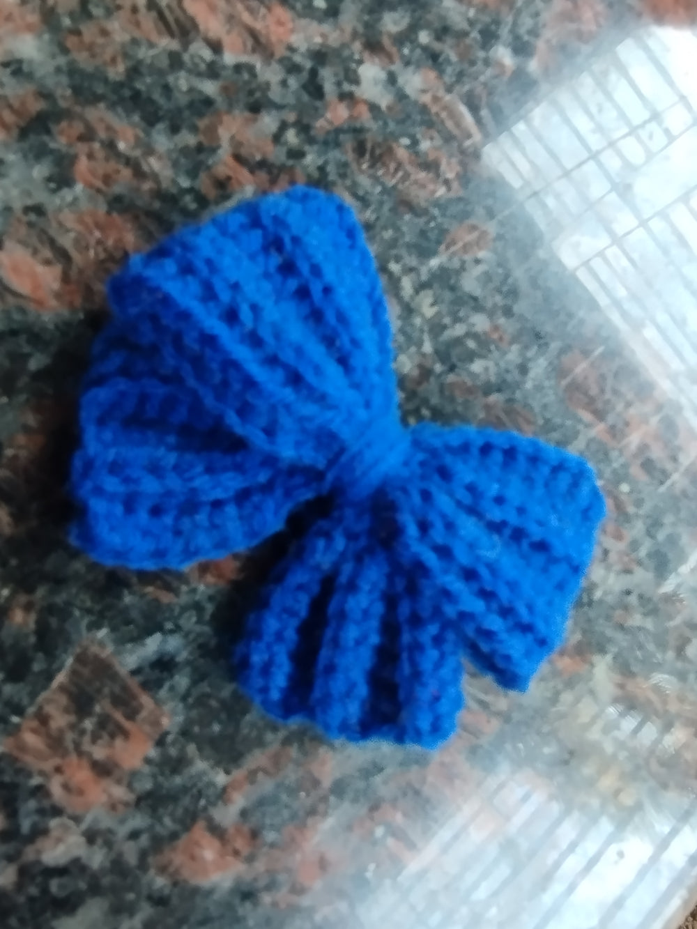 Hair bow crochet