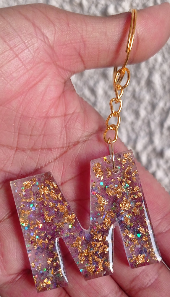 
                  
                    Resin Letter Keychain
                  
                