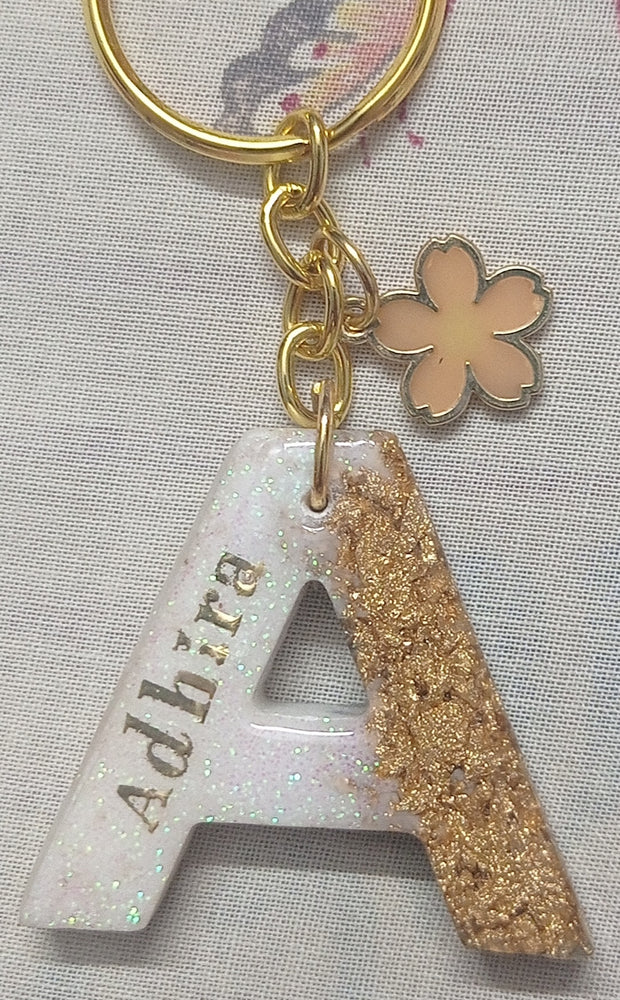 
                  
                    Resin Letter Keychain
                  
                