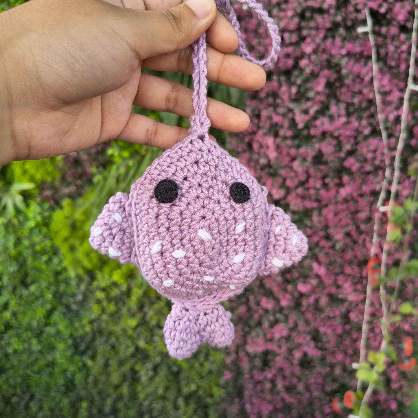 
                  
                    Baby Whale Mini Pouch with String – Handmade Crochet Bag
                  
                
