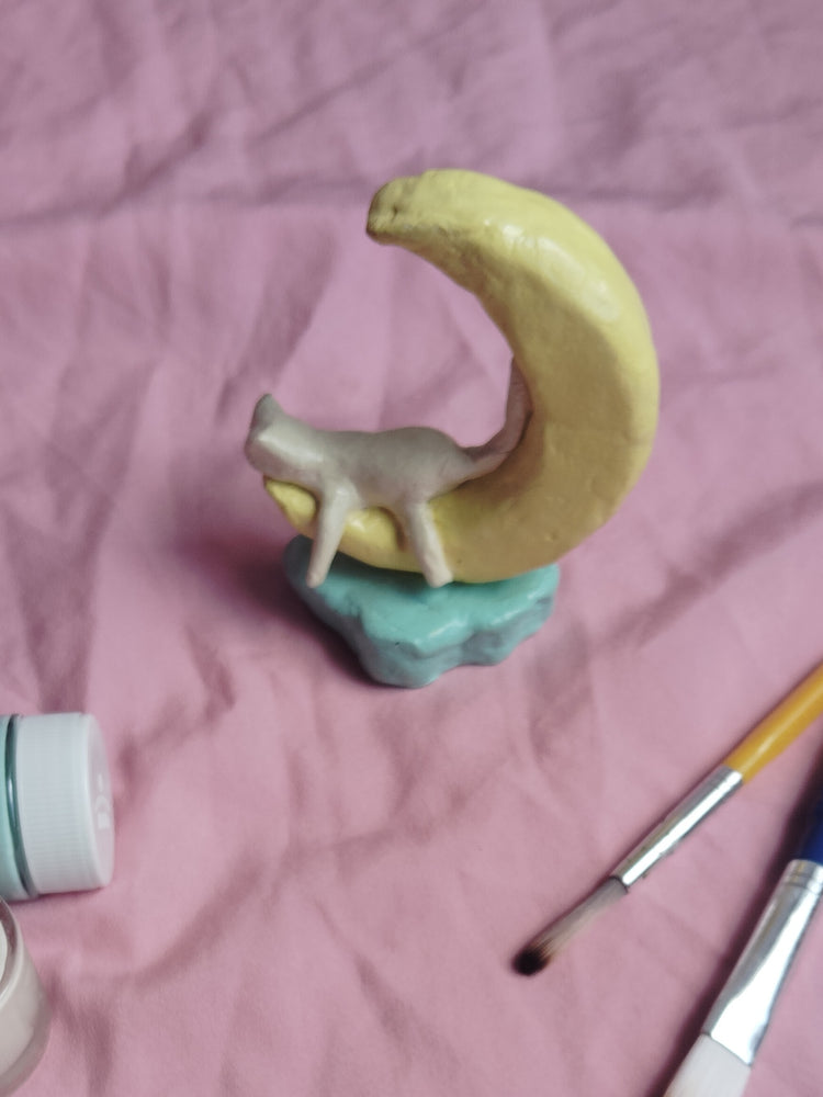 
                  
                    Cat on moon mini show piece
                  
                