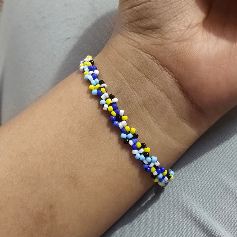 
                  
                    The Starry Night inspired Seed Bead Bracelet
                  
                