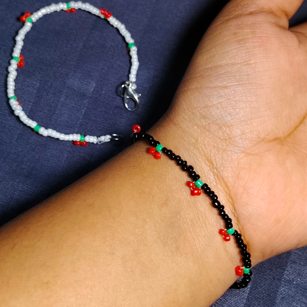 
                  
                    Seed Bead Cherry Bracelet
                  
                