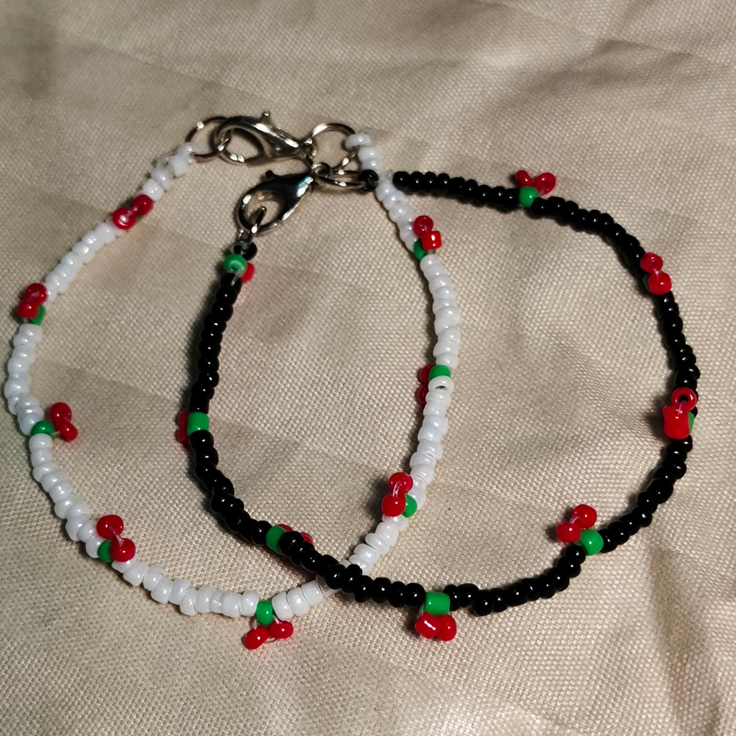
                  
                    Seed Bead Cherry Bracelet
                  
                