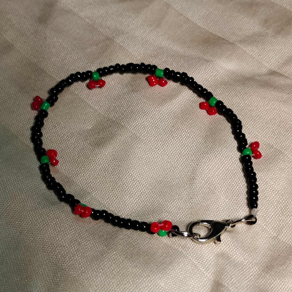 
                  
                    Seed Bead Cherry Bracelet
                  
                