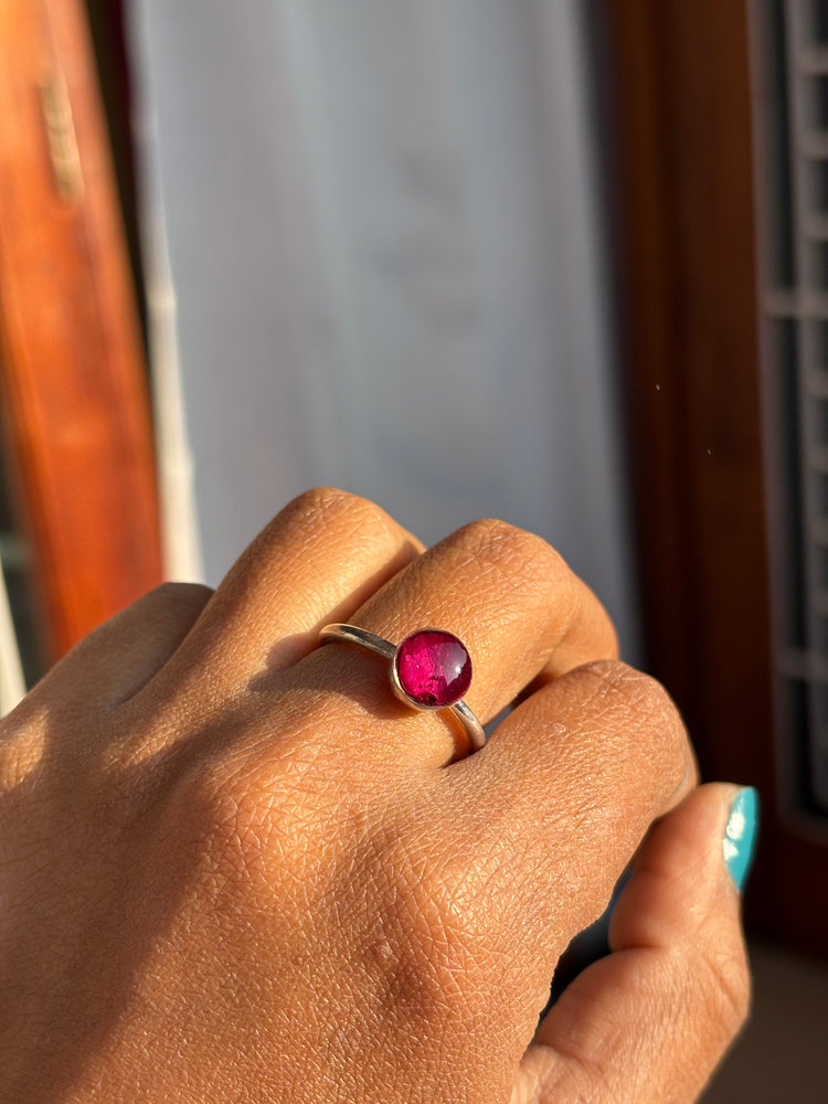 
                  
                    Rose Preserved in Silver Color Ring
                  
                