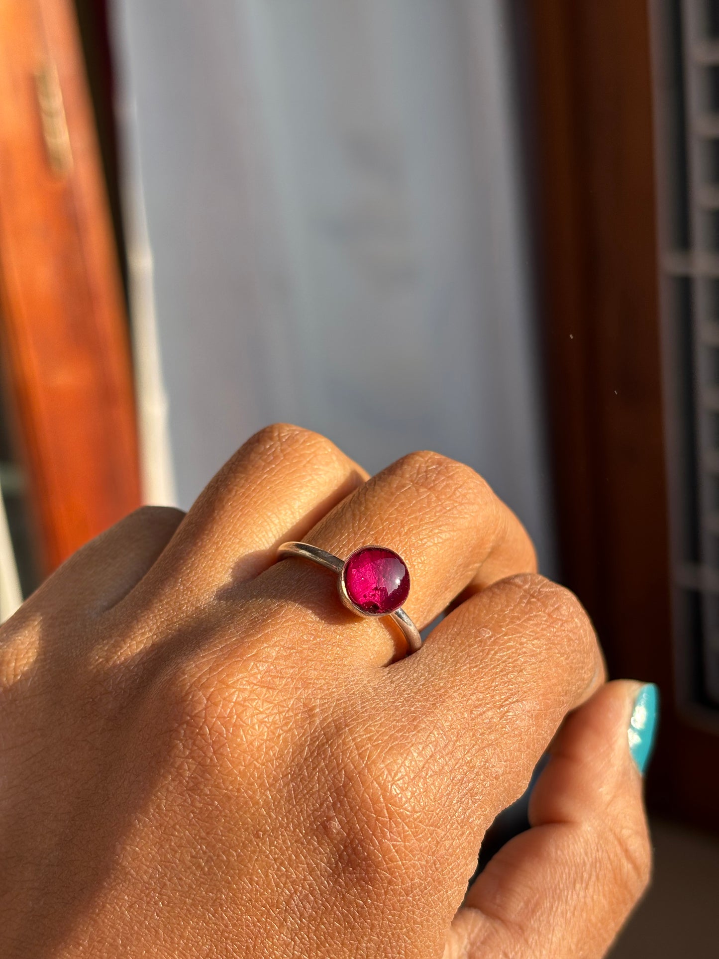 
                  
                    Rose Preserved in Silver Color Ring
                  
                