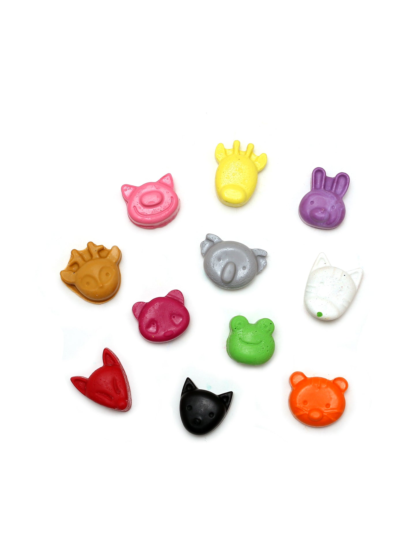 
                  
                    Handmade Non-toxic Cute Animal Heads Shaped Crayons Set of 8
                  
                