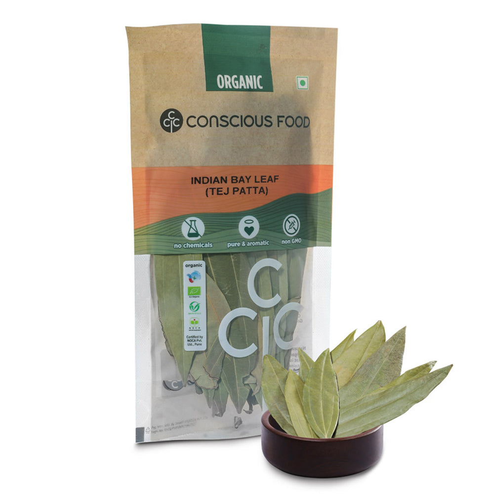 
                  
                    Conscious Food Indian Bay Leaf (Tej Patta) - 10g
                  
                