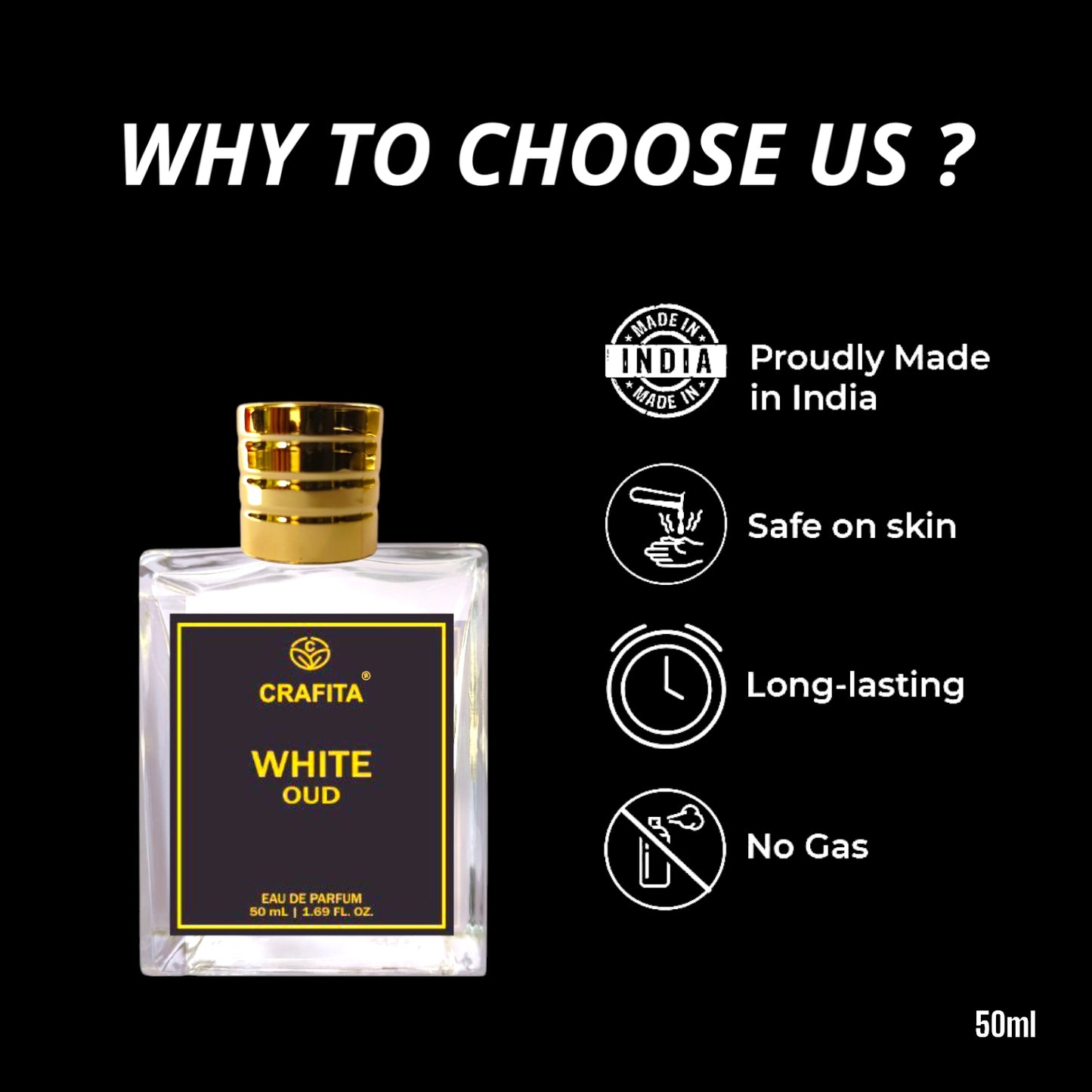 
                  
                    White Oud Original Eau de Perfume  for Men & Women | Luxurious and Romantic | Exotic & Floral | Impresive & Long Lasting Perfume 50 mL
                  
                