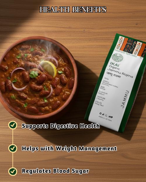 
                  
                    Organic Jammu Rajma | Regional Specialty – Jammu | Natural Protein Foods |500g
                  
                