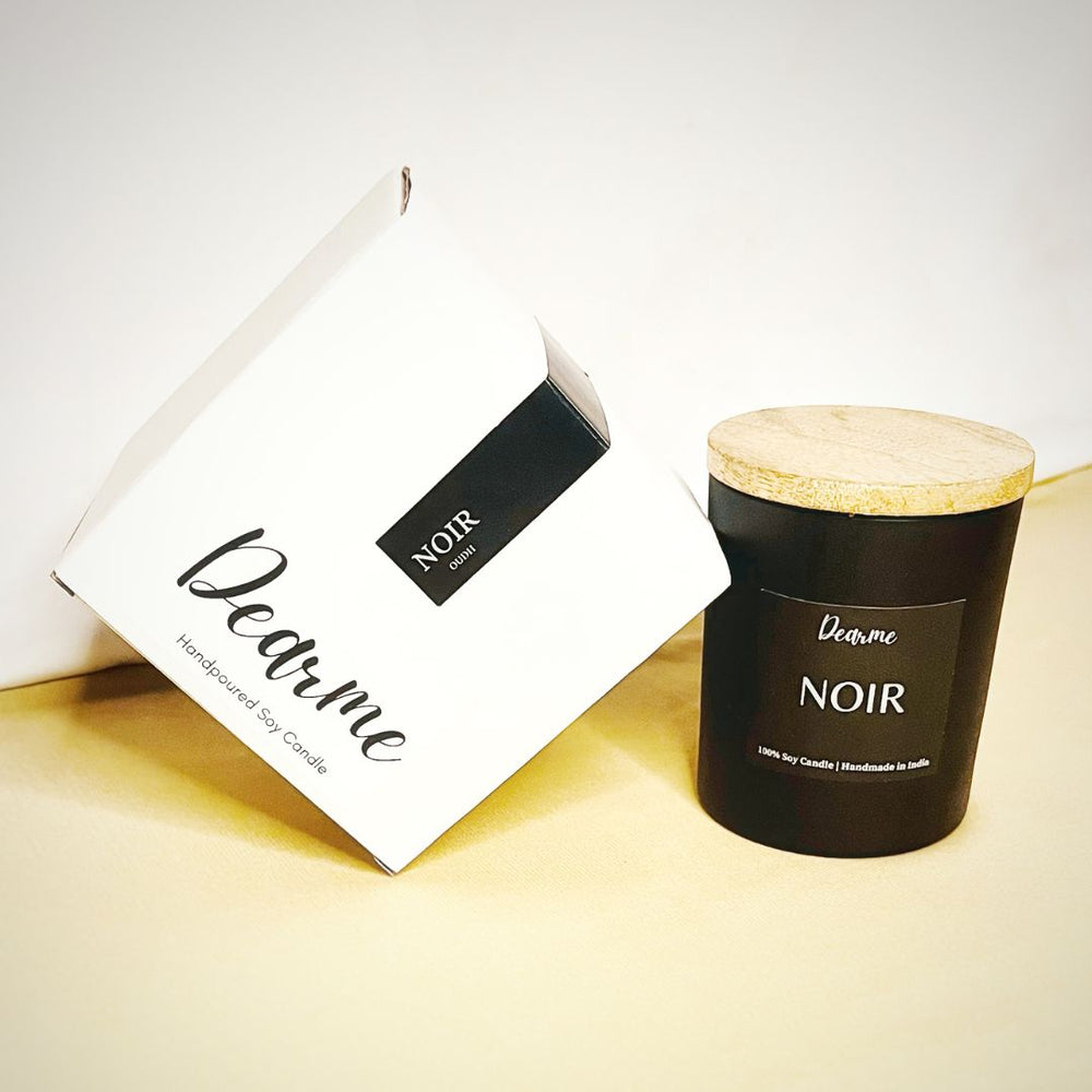 
                  
                    Noir 2-Wick Soy Candle | Oudh Scented Candle
                  
                