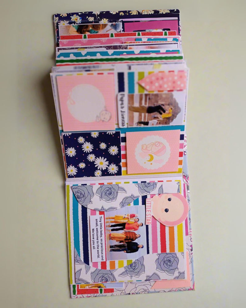 
                  
                    Baby Girl Floral Colorful Keepsake Photo Album Scrapbook
                  
                