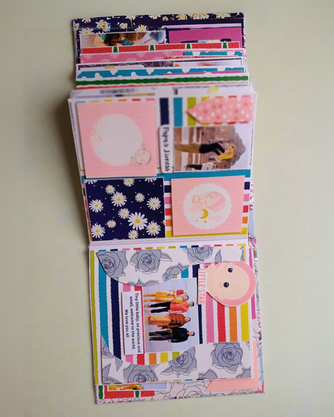 
                  
                    Baby Girl Floral Colorful Keepsake Photo Album Scrapbook
                  
                