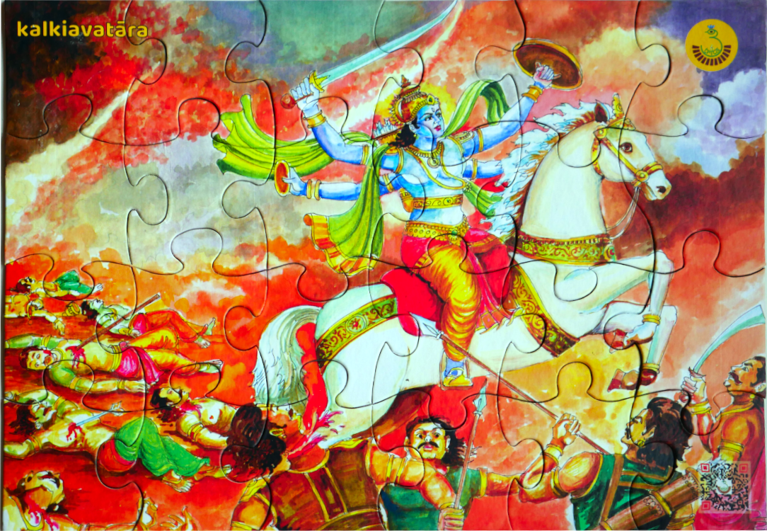 
                  
                    Roll the dice Dashavatara Jigsaw Puzzle Set 1 & 2 | 240-Piece Puzzle of The 10 Avatars of Maha Vishnu | Educational & Cultural Puzzle for Kids & Adults | Learn Indian Mythology Through Puzzles
                  
                