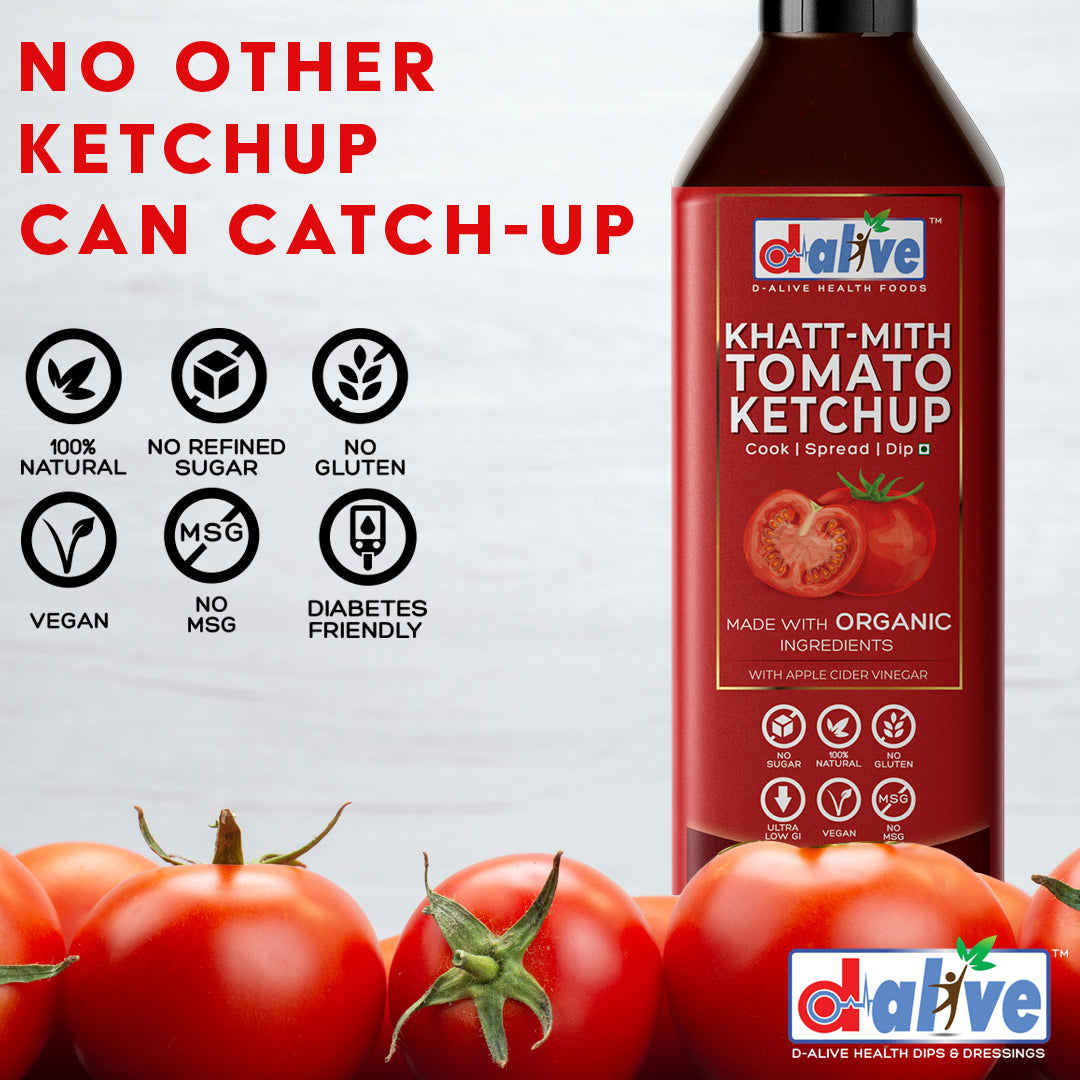 
                  
                    Organic Khatt-Mith Tomato Ketchup (280g)
                  
                