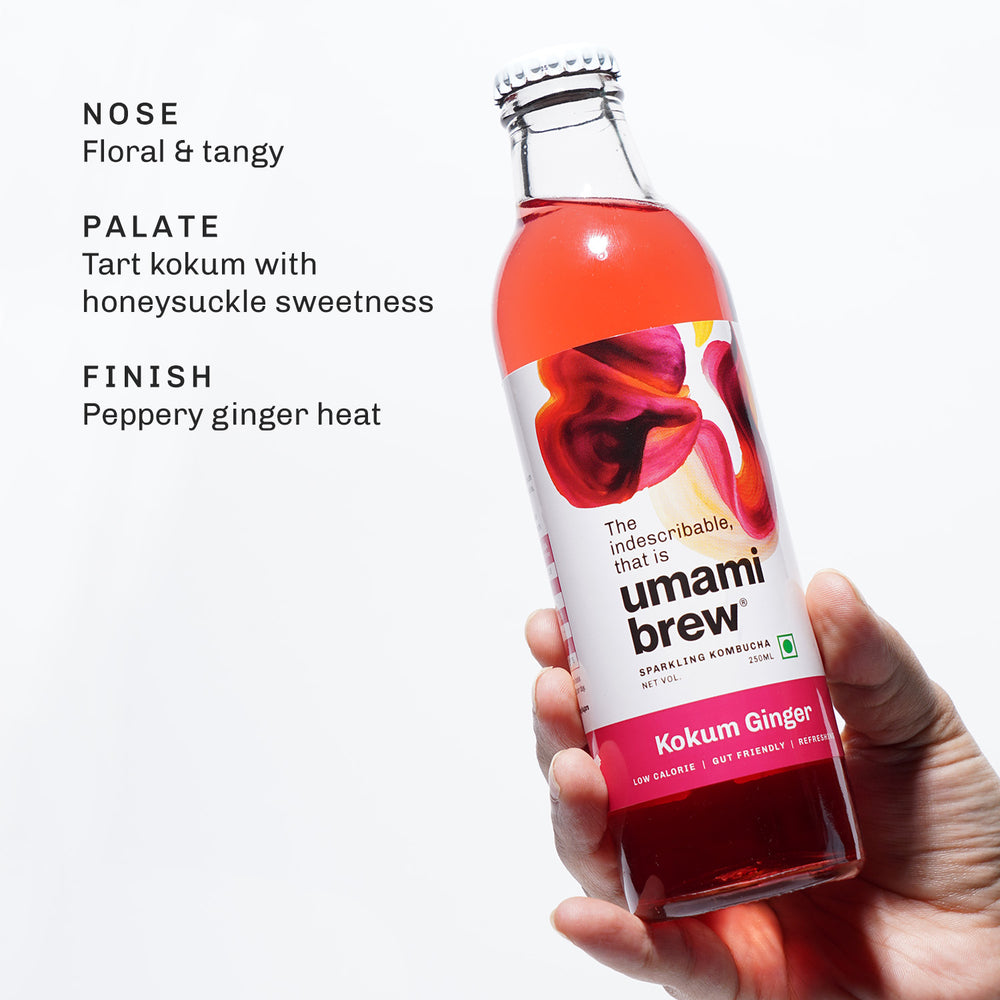 
                  
                    Umami Brew Sparkling Kombucha - Kokum Ginger Pack of 6 (6X250ml)
                  
                