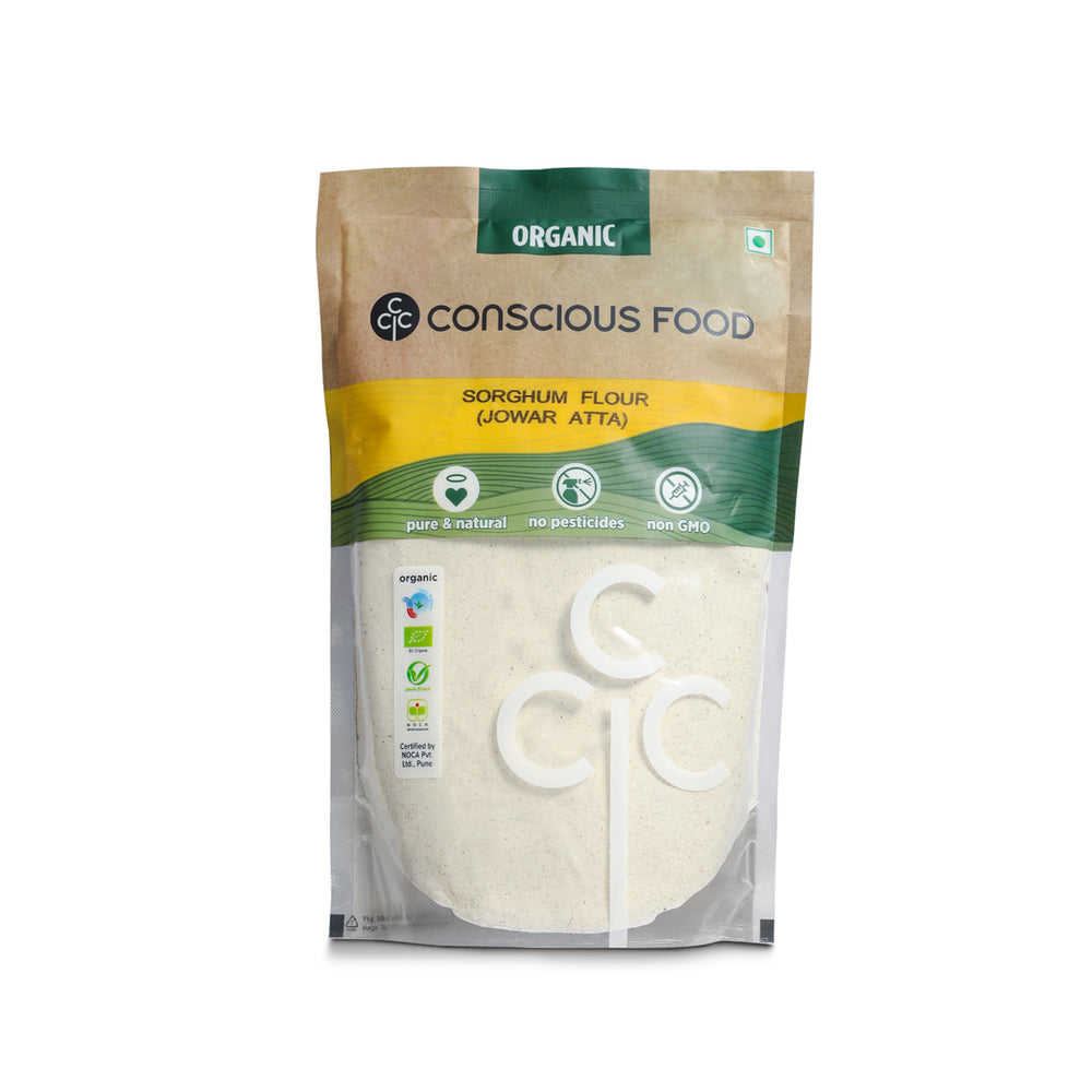Conscious Food Sorghum Flour (Jowar Atta) - 500g