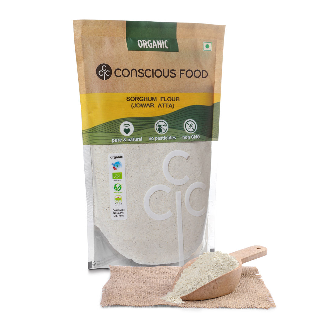 
                  
                    Conscious Food Sorghum Flour (Jowar Atta) - 500g
                  
                