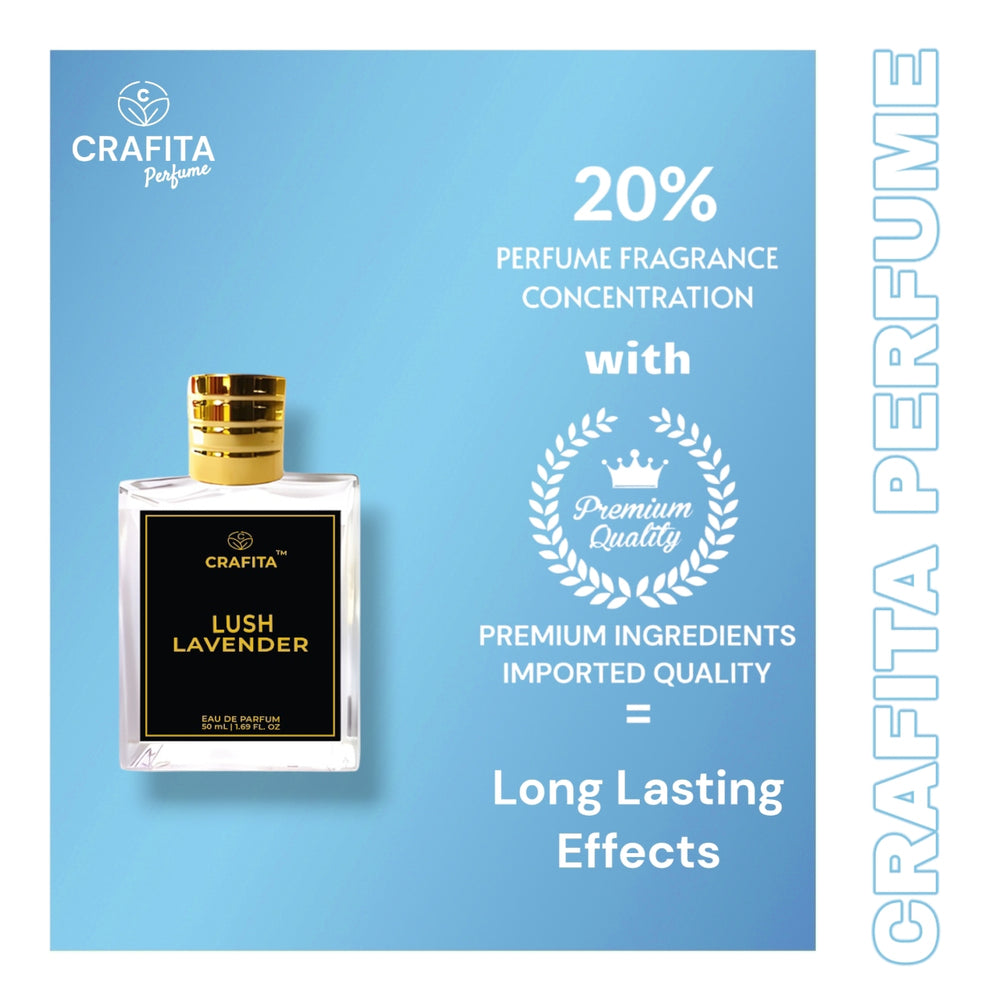 
                  
                    Crafita Luxury Lavender Woman Eau De Parfum | Floral & Sweet | Classic & Modern | Long Lasting Fragrance Perfume | 50ml
                  
                