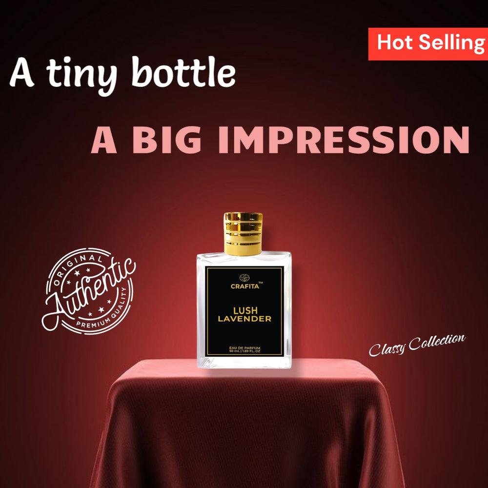
                  
                    Crafita Luxury Lavender Woman Eau De Parfum | Floral & Sweet | Classic & Modern | Long Lasting Fragrance Perfume | 50ml
                  
                