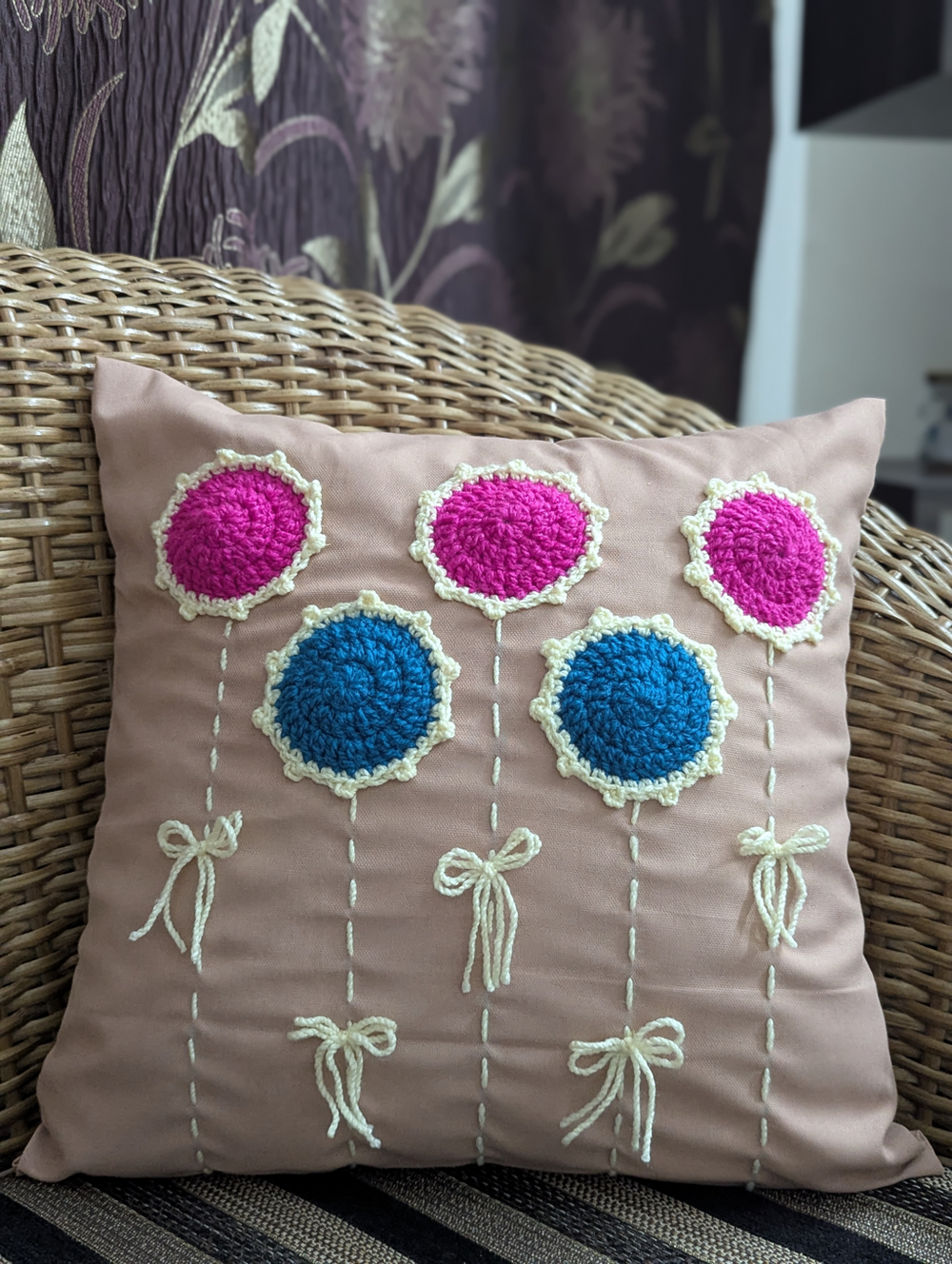 Cushion Cover: Lollipop Garden Pillow