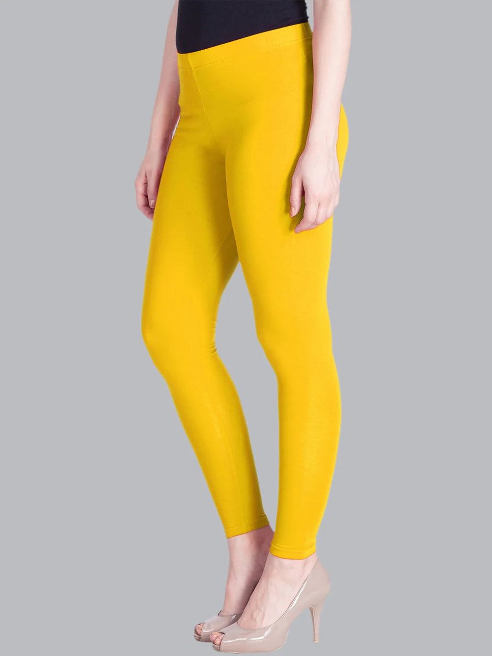 Pranti Ankle Yellow Leggings