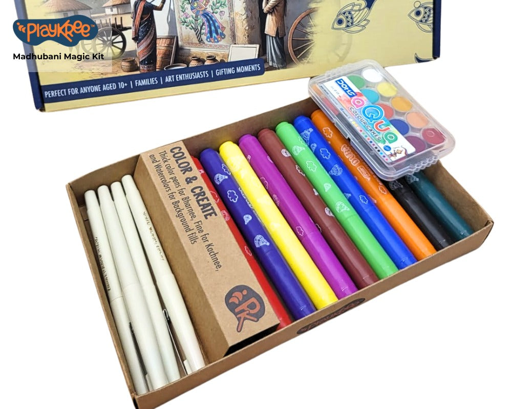
                  
                    Madhubani Magic- art kit
                  
                