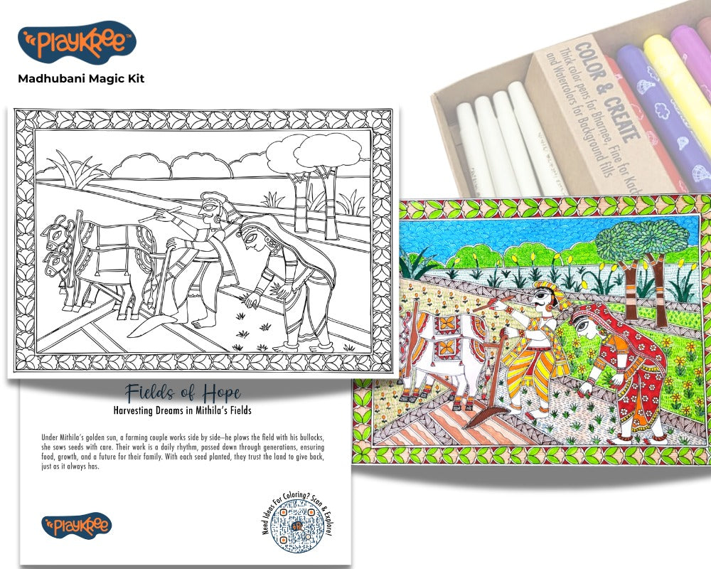 
                  
                    Madhubani Magic- art kit
                  
                