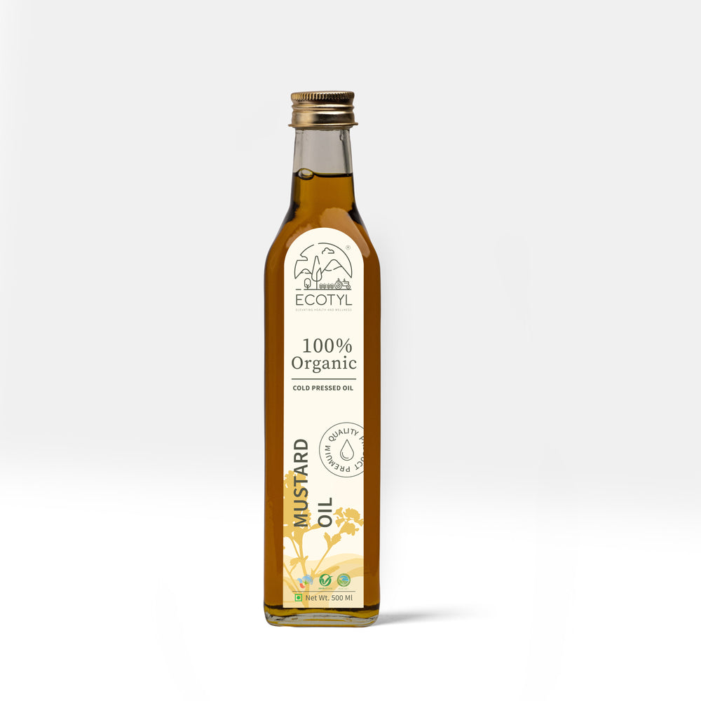 Ecotyl Organic Cold-Pressed Mustard Oil (500ml)