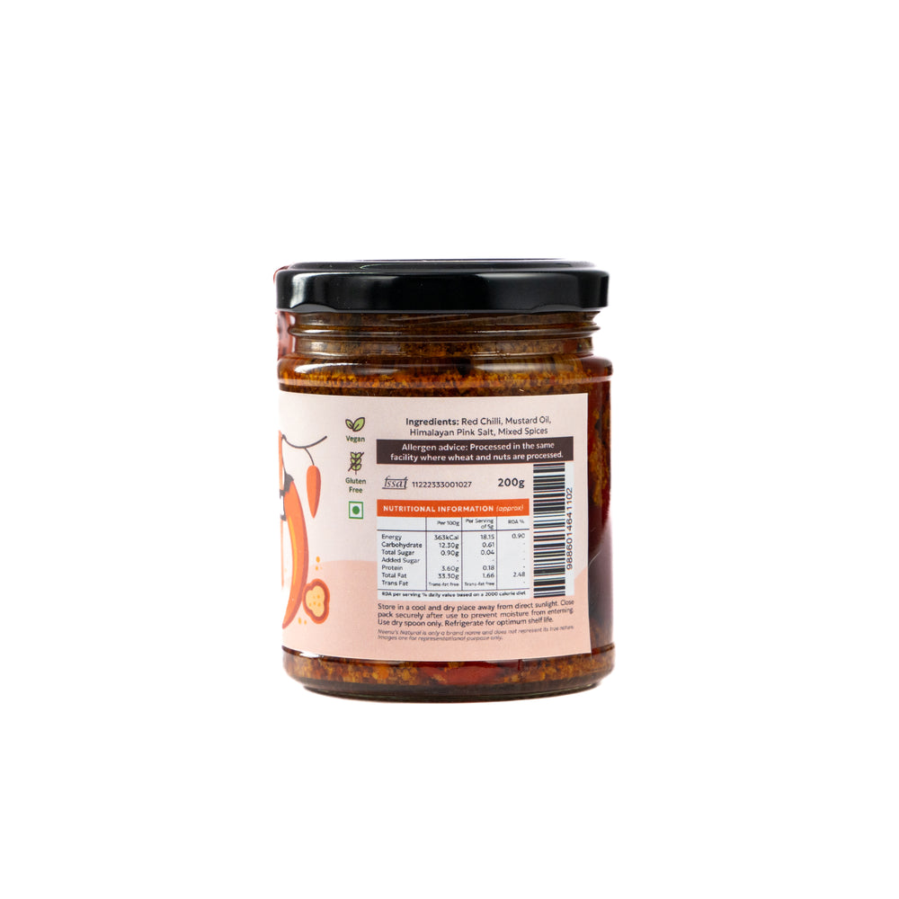 
                  
                    Stuffed Red chilli pickle
                  
                