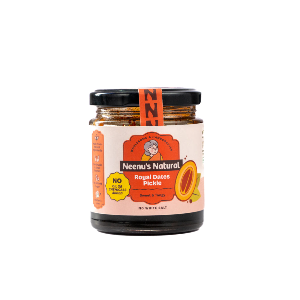 
                  
                    Zero oil Royal dates and seeds pickle - 200g
                  
                