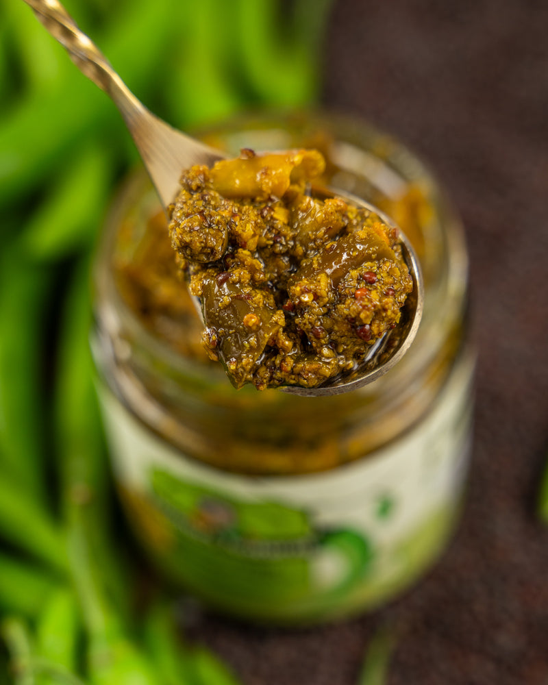 
                  
                    Green chilli pickle
                  
                
