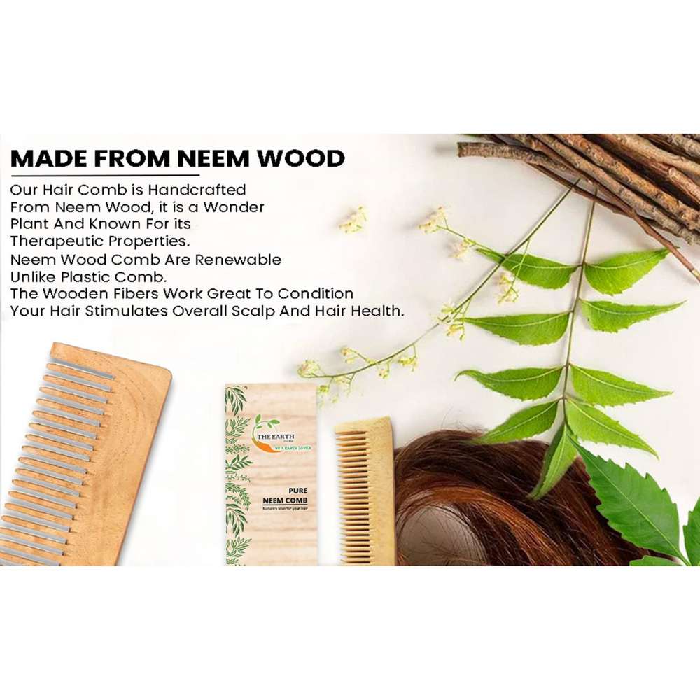 
                  
                    Natsbyte Pure Kacchi Neem Wood Comb Pack Combo -01 (pack of 2)
                  
                