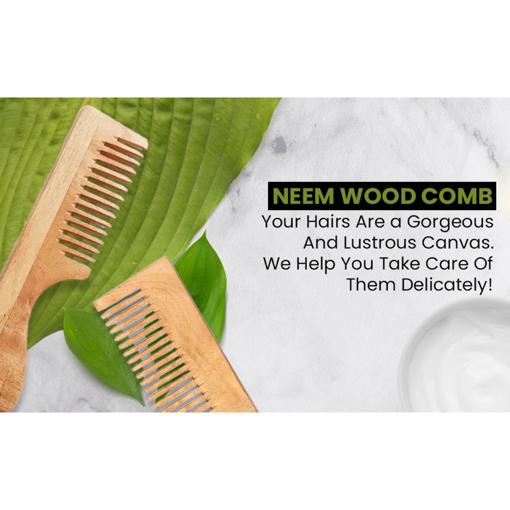 
                  
                    Natsbyte Pure Kacchi Neem Wood Comb Pack Combo -01 (pack of 2)
                  
                