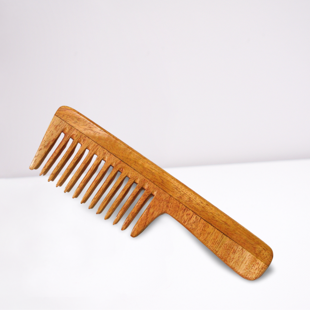 
                  
                    Handcrafted Neem comb for Men & Women
                  
                
