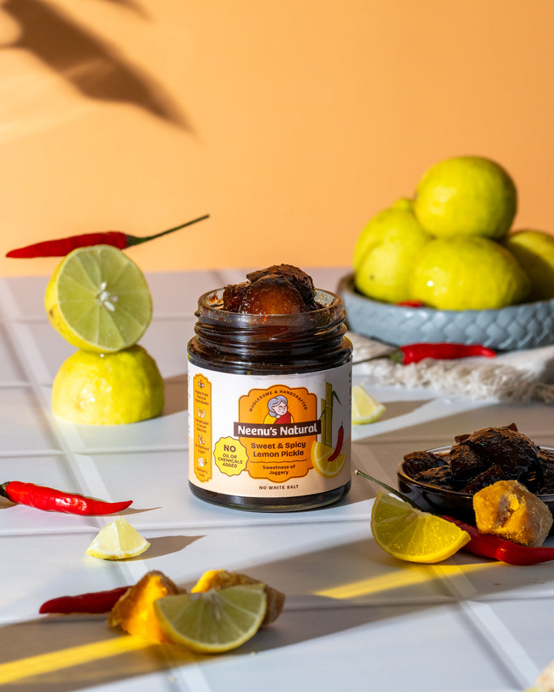 
                  
                    Sweet and spicy lemon pickle
                  
                