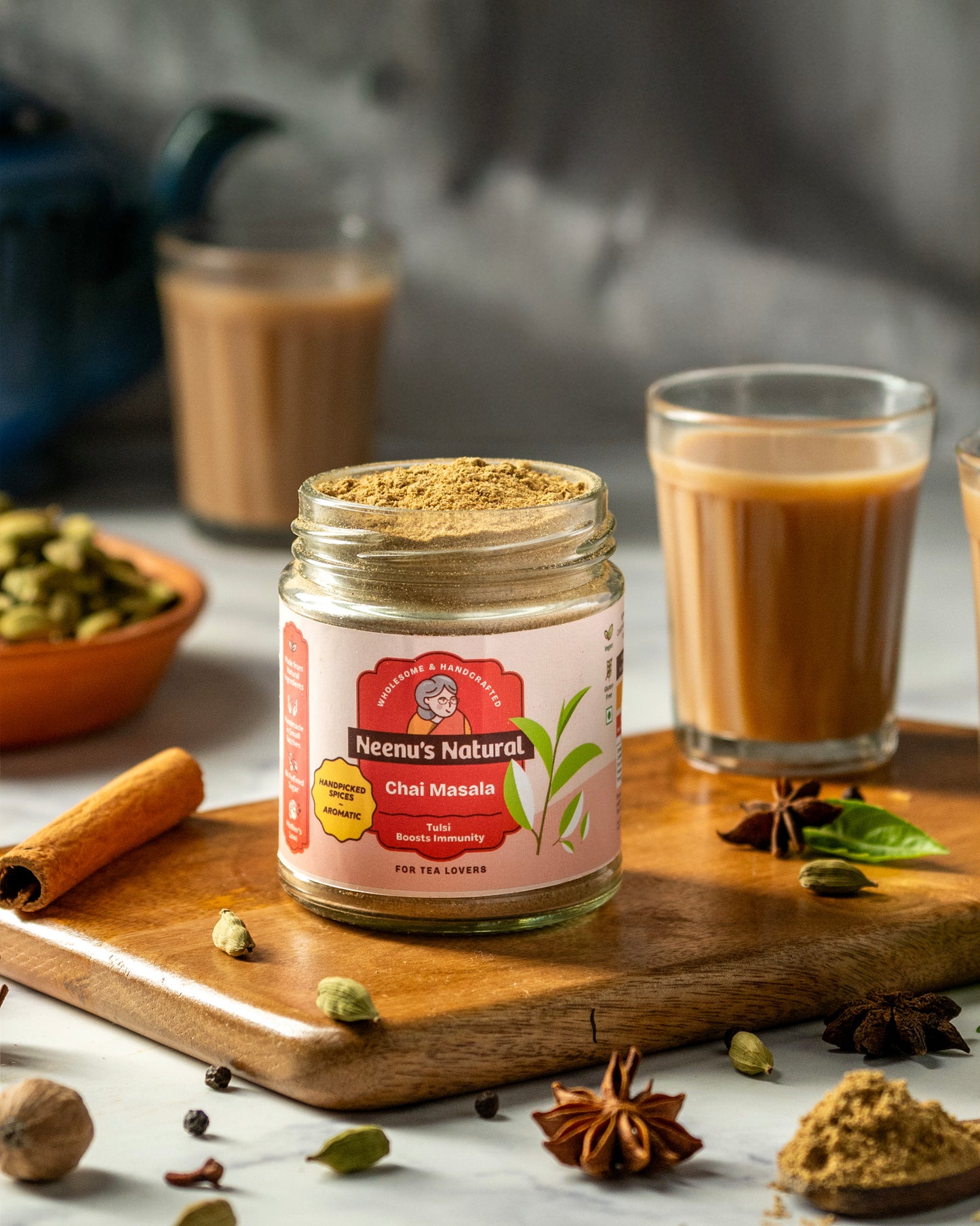 
                  
                    homemade Chai masala
                  
                